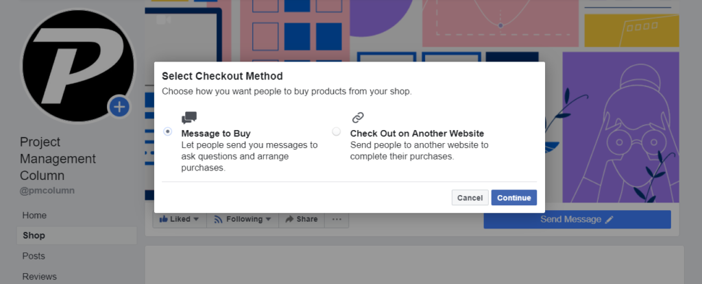 how to set up a Facebook store