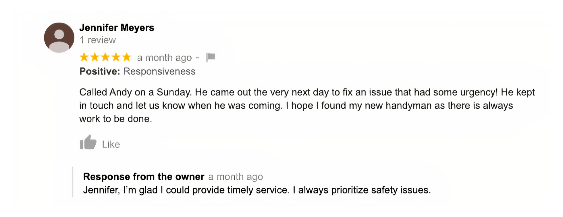 Customer Service Review Comments Examples