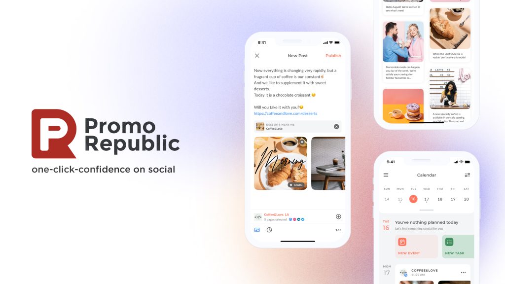 PromoRepublic social selling app