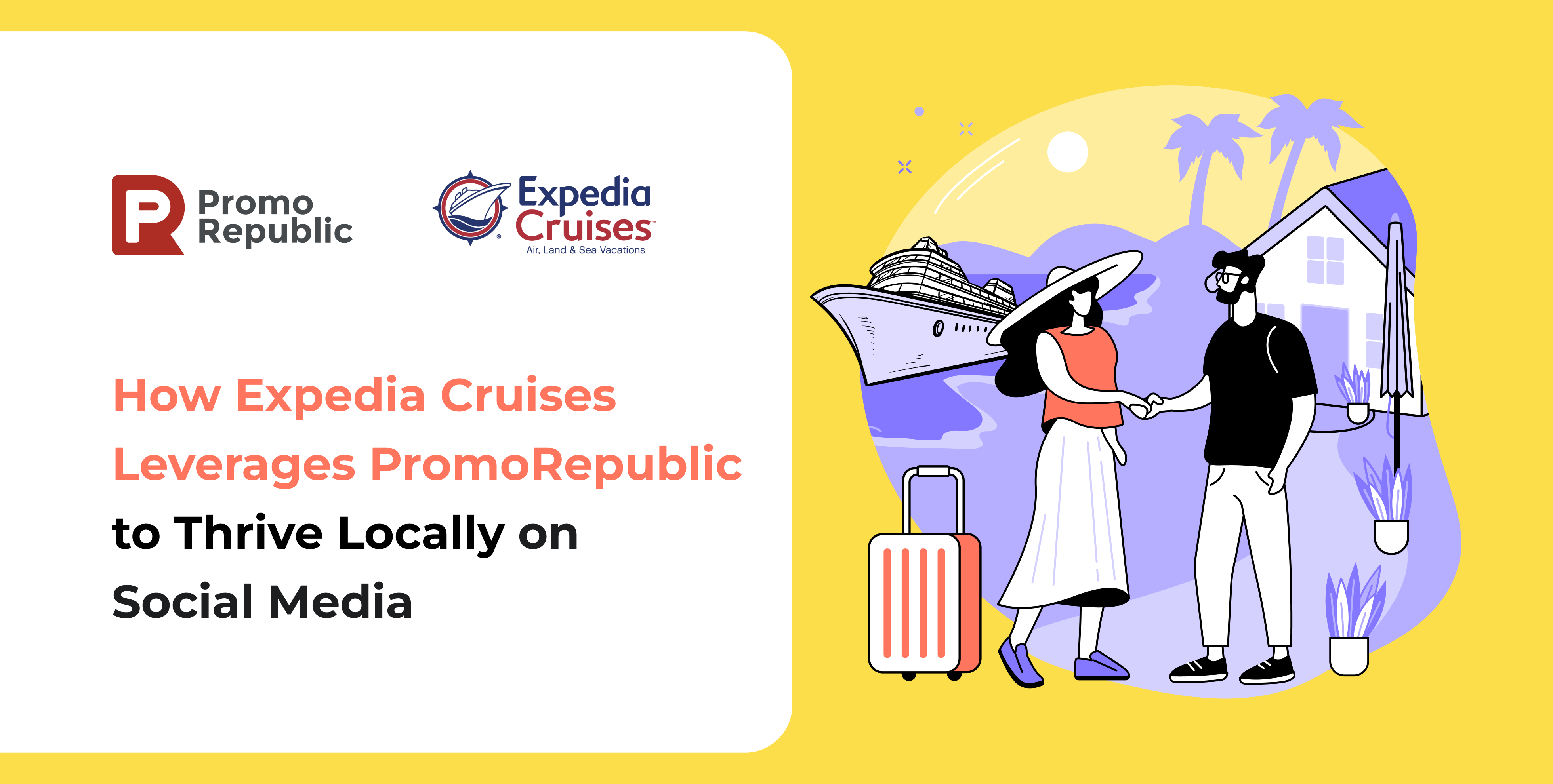 Expedia Cruises marketing social ads