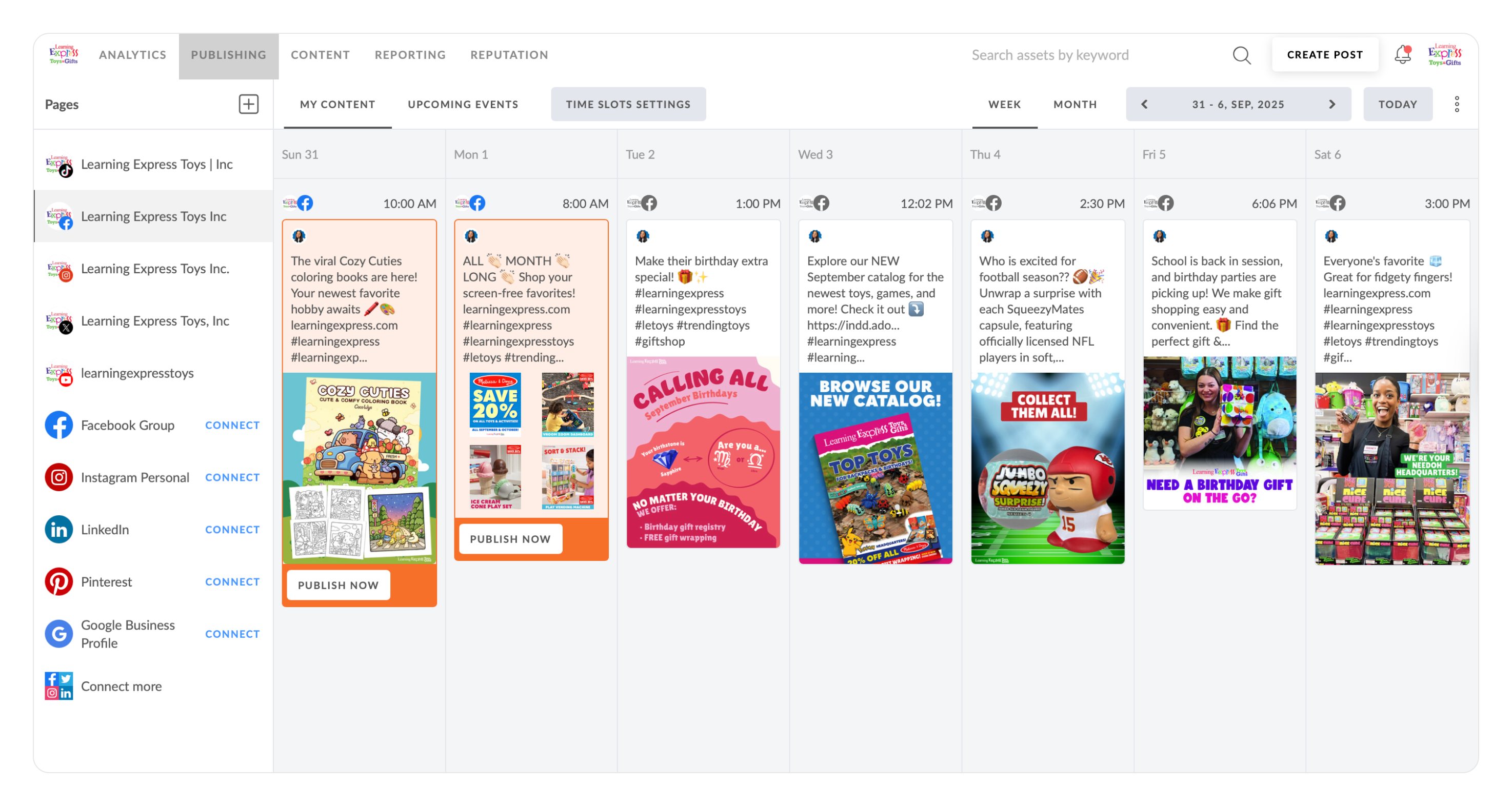 single social calendar