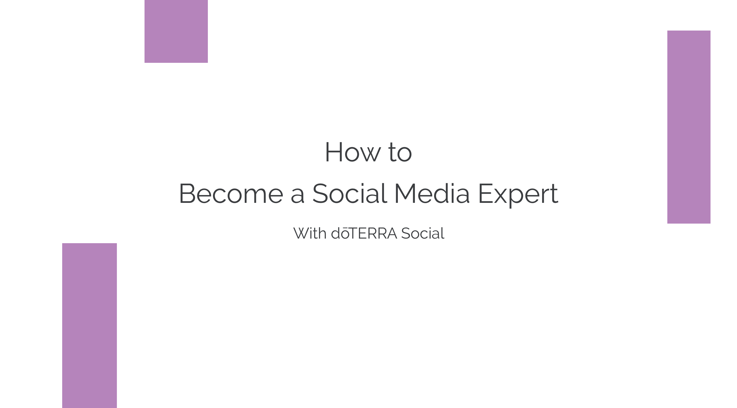 How to Become a Social Media Expert With dōTERRA Social